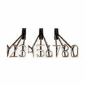 L & H Stainless Steel Branding Irons Number Set 0-9  6"