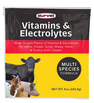 Durvet Vitamins & Electrolytes : 8oz