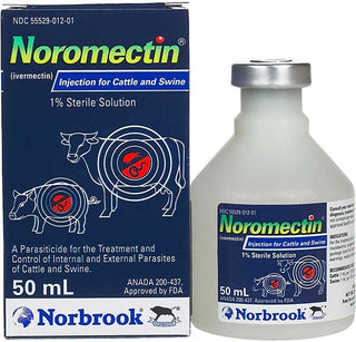 Noromectin 1% Ivermectin Injection for Cattle and Swine  : 50ml