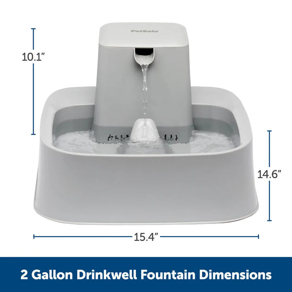 Petsafe Drinkwell Plastic Pet Fountain : 2gal