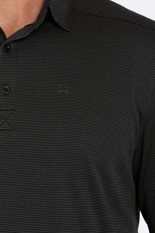 Cinch Arenaflex Men's Polo Shirt Black : Large