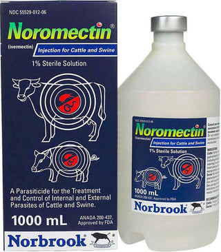 Noromectin 1% Ivermectin Injection for Cattle and Swine : 1000ml